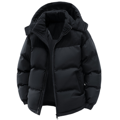 Hombre Chaqueta Acolchada con Capucha | Cortavientos & Forro Acolchado | Otoño e Invierno