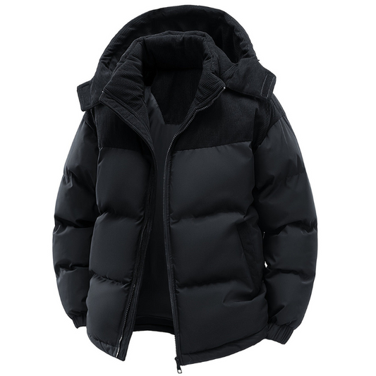 Hombre Chaqueta Acolchada con Capucha | Cortavientos & Forro Acolchado | Otoño e Invierno