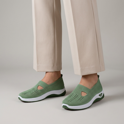 Zapatillas sin cordones para mujer | Suela antideslizante y tejido transpirable