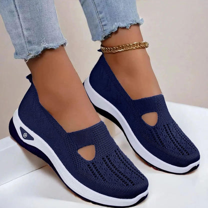 Zapatillas sin cordones para mujer | Suela antideslizante y tejido transpirable