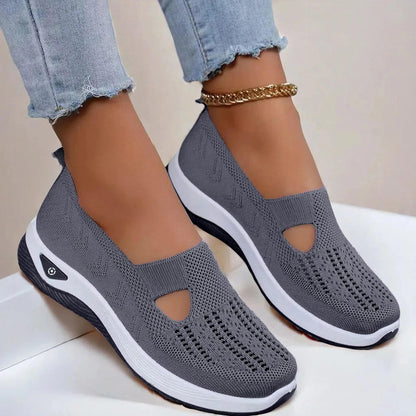 Zapatillas sin cordones para mujer | Suela antideslizante y tejido transpirable
