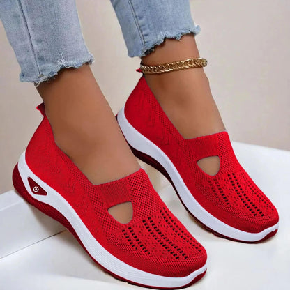 Zapatillas sin cordones para mujer | Suela antideslizante y tejido transpirable