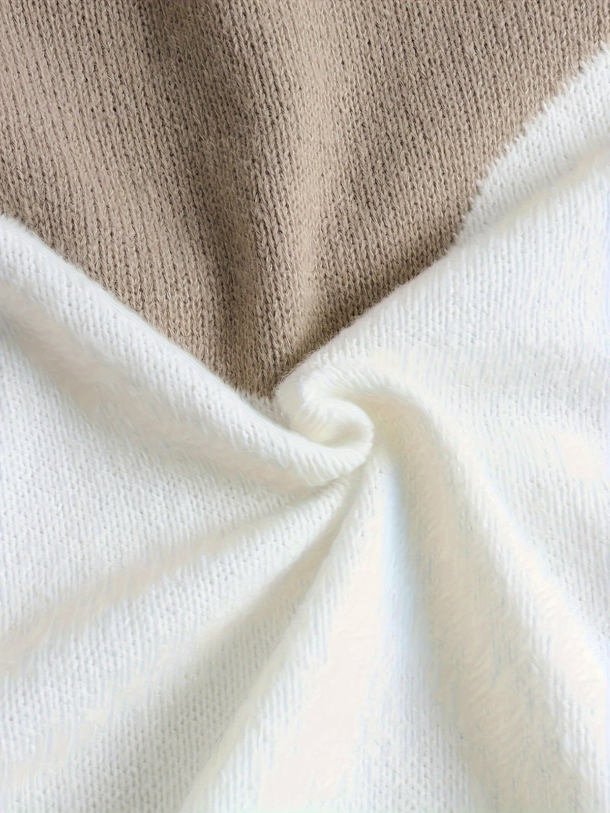 Mujer Sudadera con Capucha de Punto | Colorblock & Cordón Ajustable | Uso Diario