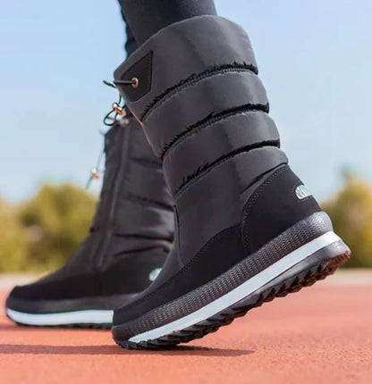 Mujer Botas de Media Caña Acolchadas | Forro Cálido & Suela Texturizada | Otoño e Invierno