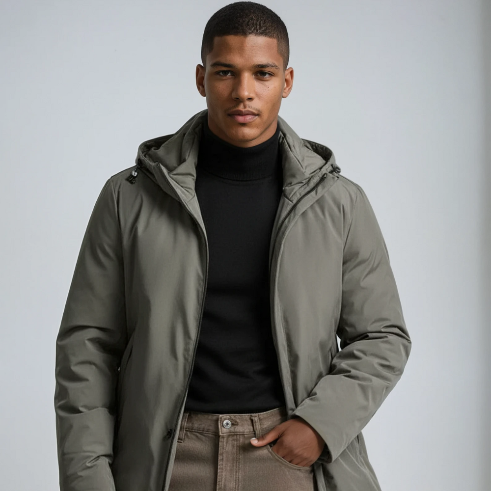 Hombre Chaqueta de Invierno | Impermeable & Forro Cálido | Otoño e Invierno