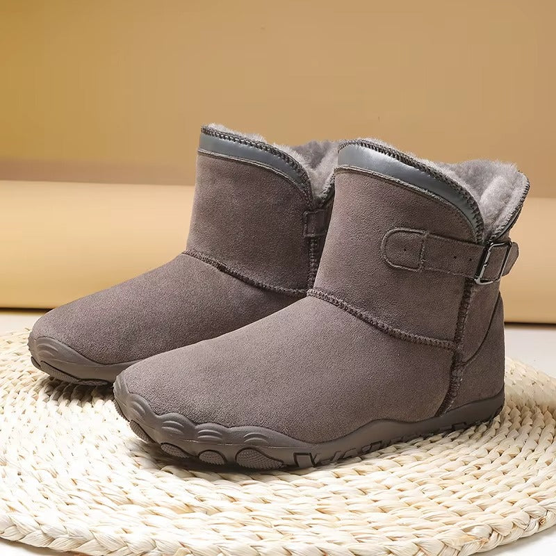 Mujer Botas Barefoot de Invierno | Forro Polar & Suela Antideslizante | Otoño e Invierno