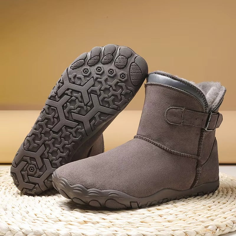 Mujer Botas Barefoot de Invierno | Forro Polar & Suela Antideslizante | Otoño e Invierno