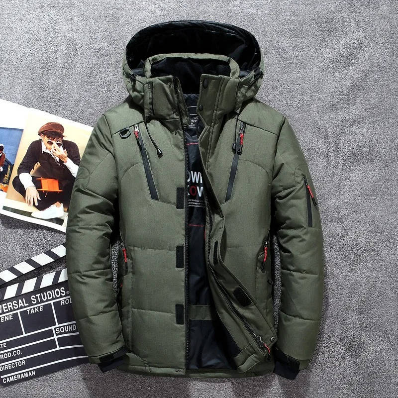 Hombre Parka Acolchada de Invierno | Impermeable & Cortavientos | Otoño e Invierno