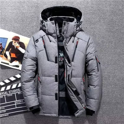 Hombre Parka Acolchada de Invierno | Impermeable & Cortavientos | Otoño e Invierno