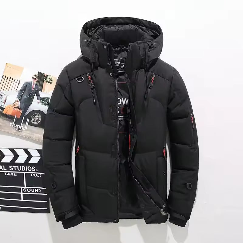 Hombre Parka Acolchada de Invierno | Impermeable & Cortavientos | Otoño e Invierno