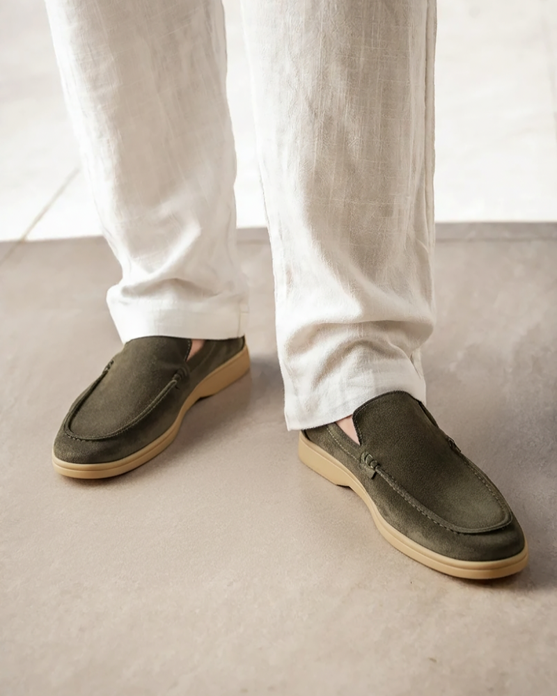 Hombre Mocasines de Ante | Diseño Slip-on & Suela de Soporte | Uso Diario