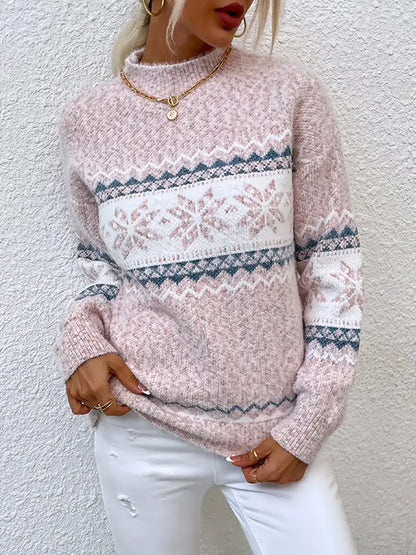 Mujer Jersey de Punto | Puños Acanalados & Textura Suave | Otoño e Invierno