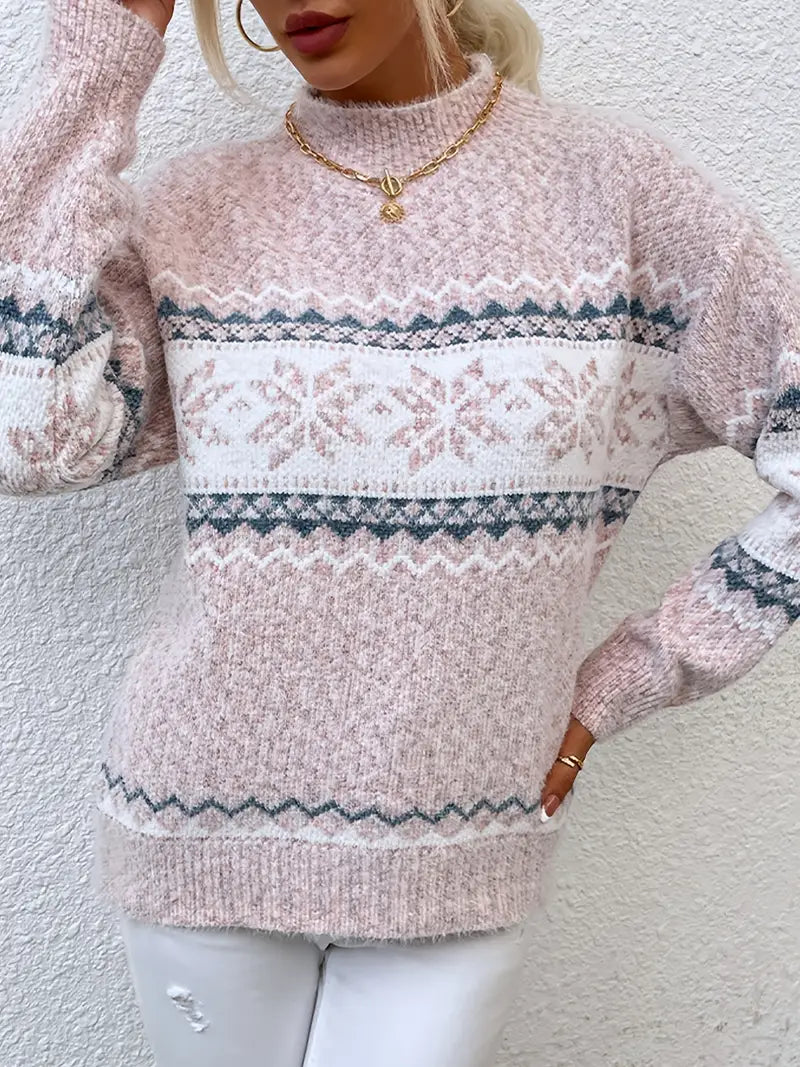 Mujer Jersey de Punto | Puños Acanalados & Textura Suave | Otoño e Invierno