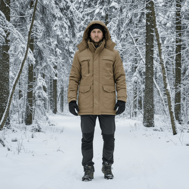 Mujer Parka Acolchada | Cortavientos & Capucha Extraíble | Otoño e Invierno