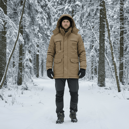Mujer Parka Acolchada | Cortavientos & Capucha Extraíble | Otoño e Invierno