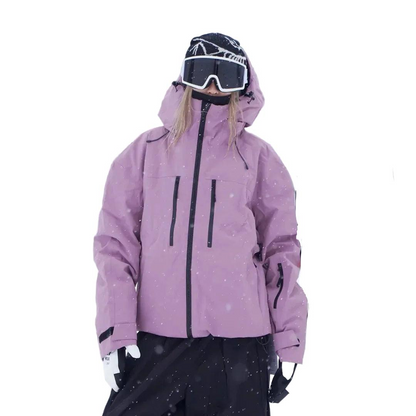 Mujer Chaqueta de Nieve con Capucha | Cierre de Cremallera & Bolsillos | Otoño e Invierno