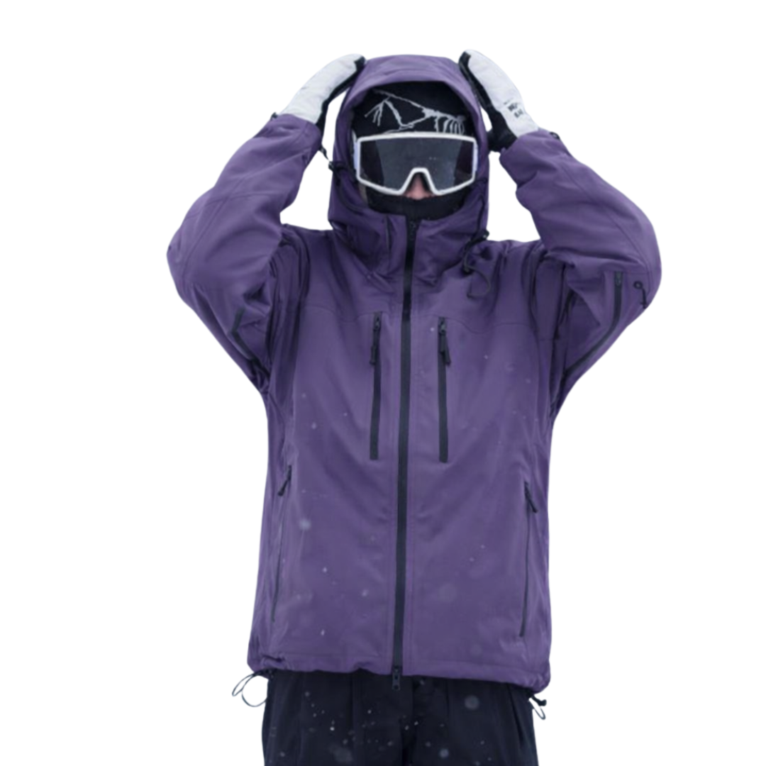 Mujer Chaqueta de Nieve con Capucha | Cierre de Cremallera & Bolsillos | Otoño e Invierno