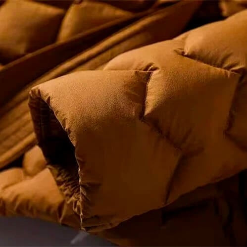 Mujer Abrigo Acolchado de Plumas | Repelente al Agua & Cinturón | Otoño e Invierno