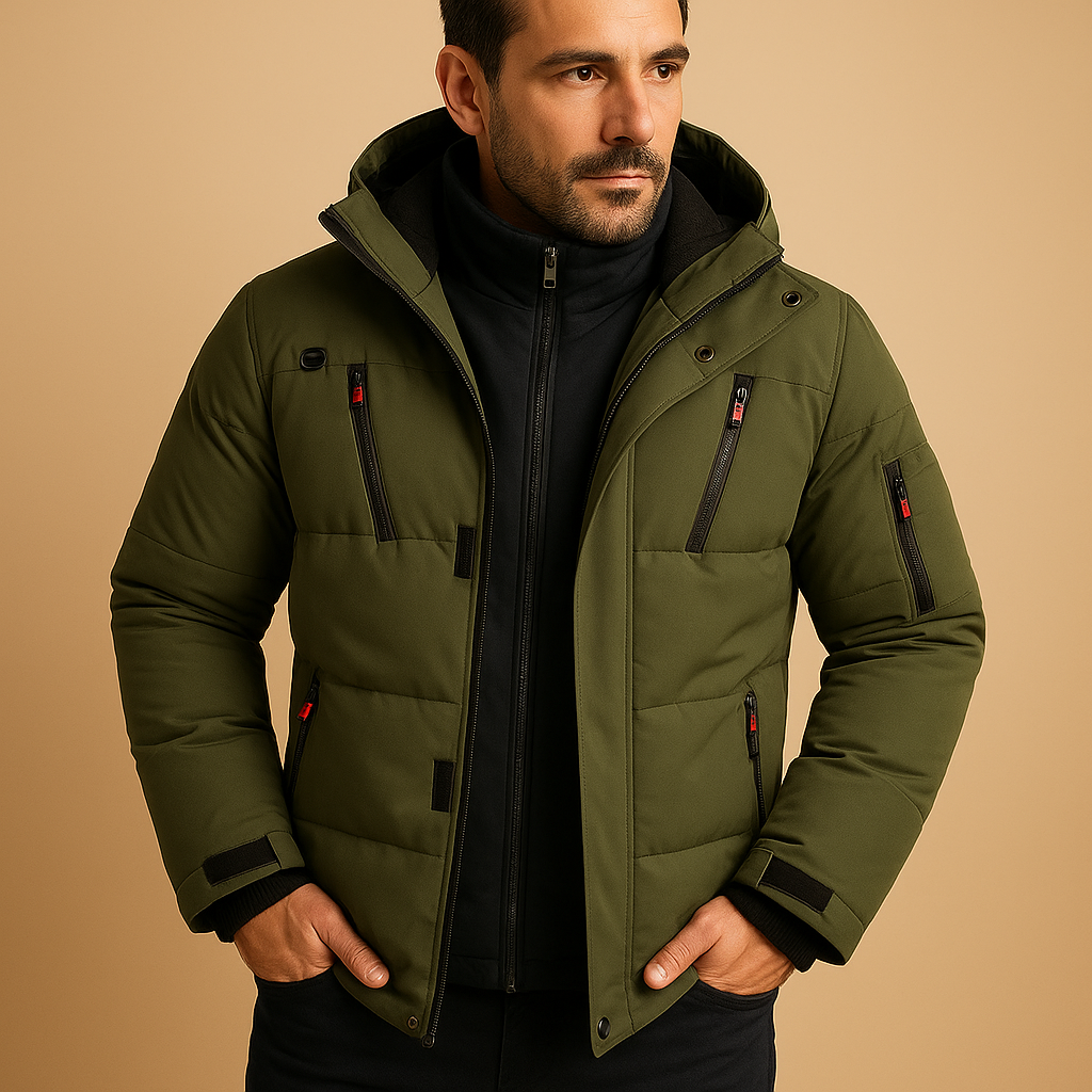 Mujer Chaqueta de Invierno Acolchada | Cierre de Cremallera & Forro Grueso | Otoño e Invierno